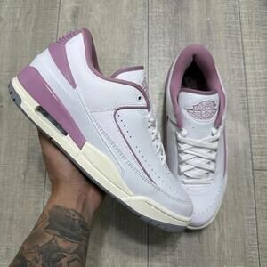 Nike Air Jordan 2/3 Orchid Pink White Sneakers FZ4122-105 Size 11.5 Women / 10 M